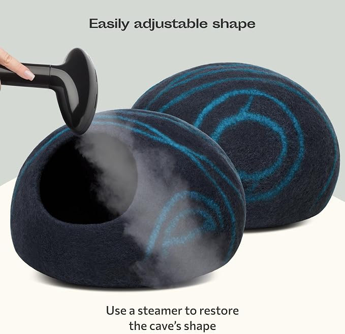 MEOWFIA Cat Cave – Premium Felt Cat Bed - Image 5