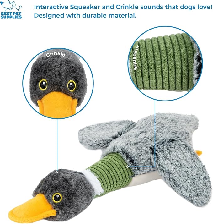 Best Pet Supplies Interactive Squeaky Dog Chew Toy, Ideal Dog Toys - Image 3