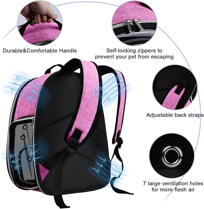 BAGLHER Cat Carrier Backpack Bubble - Image 2