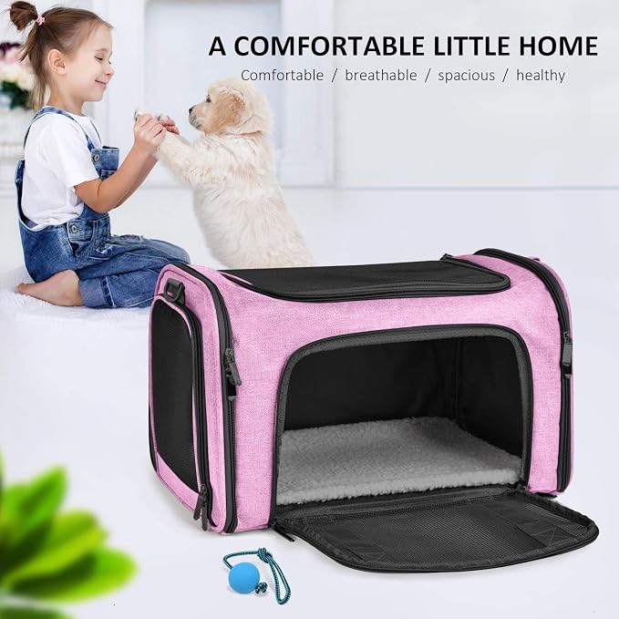 Henkelion Large Cat Carriers Dog Carrier Pet Carrier - Image 7