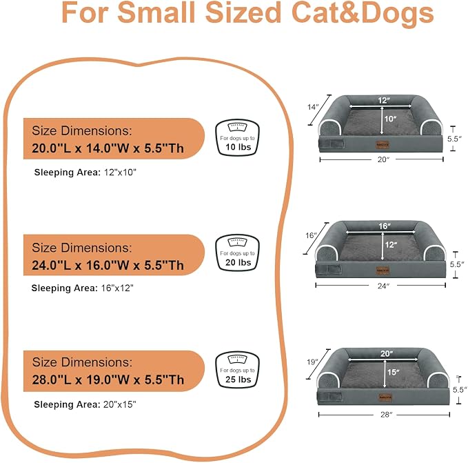 Small Dog Bed Orthopedic Washable: Beds Bolster Small Sized Dogs Cats Bed Egg - Image 6