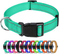 TagME Reflective Nylon Dog Collars, Adjustable Classic Pet Collar by TagME
