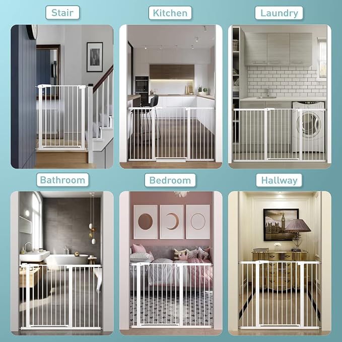 Fairy Baby 38" Extra Tall Pet Gate - Image 8
