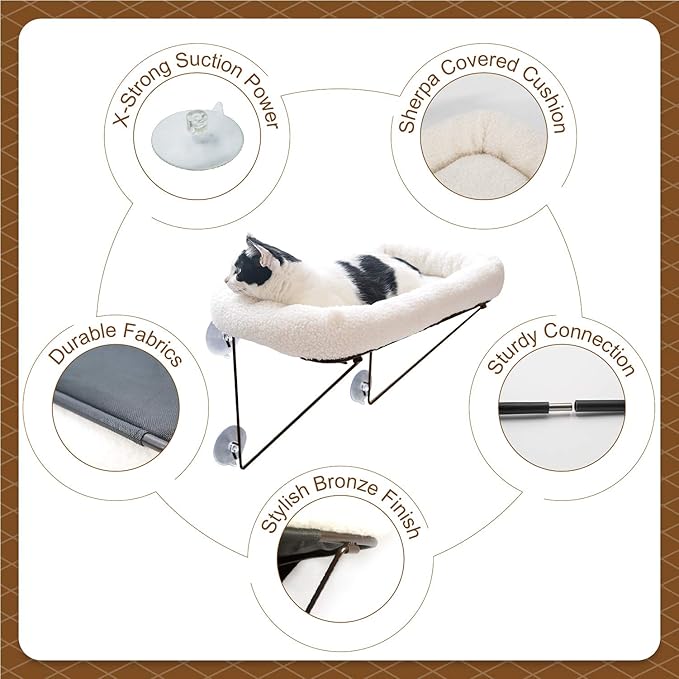 Zakkart Cat Window Perch - Image 4