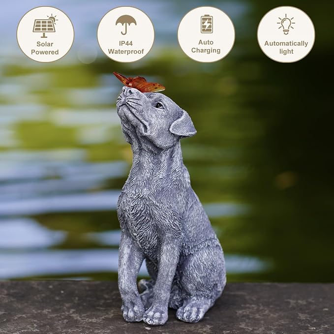 Garden Statue Dog Figurine Decor – Outdoor Decoration - Image 5