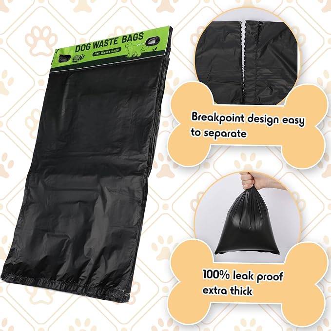 Ireer 5000 Pcs 50 Counts 5000 Pcs Header Bag Bulk Dog Pet Waste Bags Poop Easy - Image 3