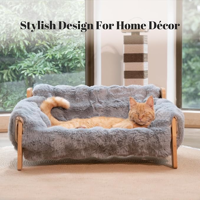 CHEERHOME PETS Elevated Cat Couch Bed - Image 2