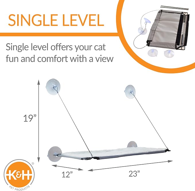 K&H Pet Products Window Lounger Cat Window Perch - Image 2
