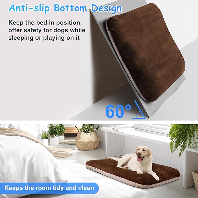Magic Dog Super Soft Extra Large Dog Bed, 47 Inches Orthopedic Foam Dog Beds - Image 4