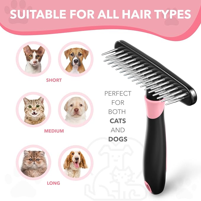 Dog rake deshedding dematting Brush Comb - Image 3