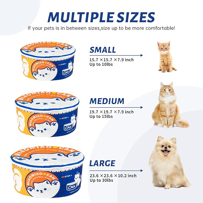 寵幸 Ramen Noodle Dog & Cat Bed, Keep Warm and Super Soft Creative Pet Nest - Image 6