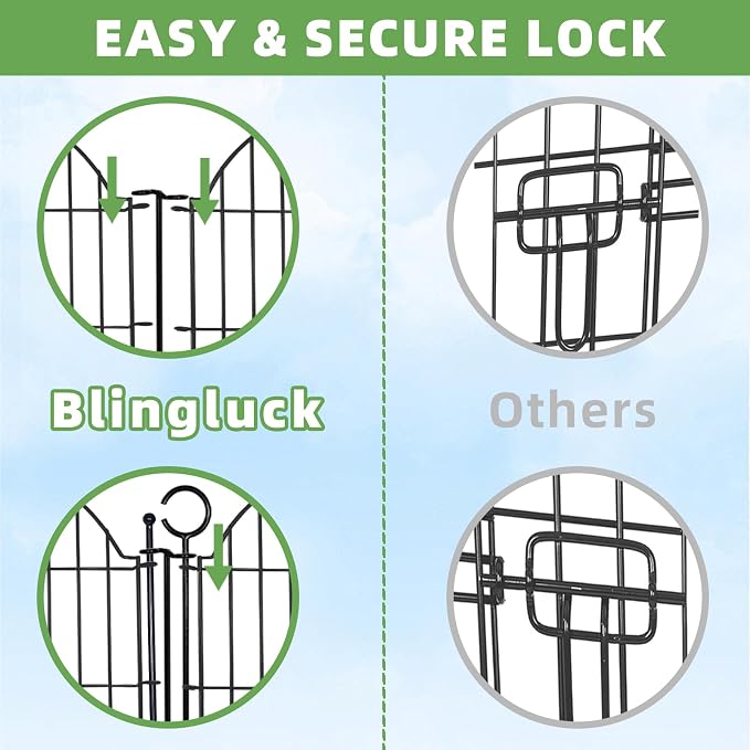 5 Panels Decorative Garden Fencing - Image 4