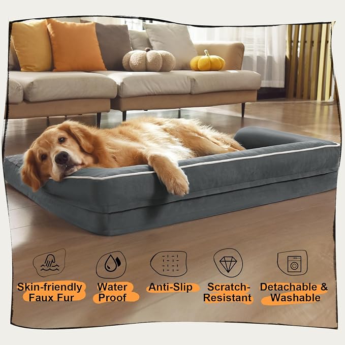 Small Dog Bed Waterproof Orthopedic Dog Beds - Image 6