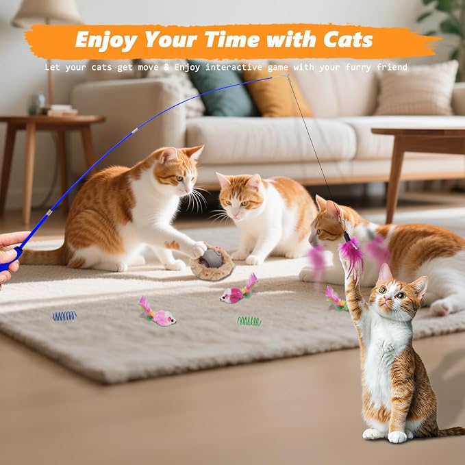 Cat Toys 24 PCS, Interactive Cats Toys - Image 7