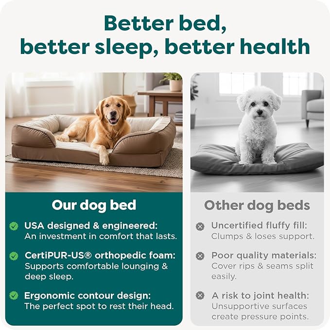 Furhaven Orthopedic Dog Bed for Large Dogs w/ Removable Bolsters & Washable - Image 7