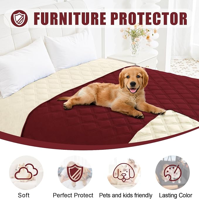 Smiry Waterproof Dog Bed Cover Blanket 30x70, Soft Reversible Pet Blanket - Image 8