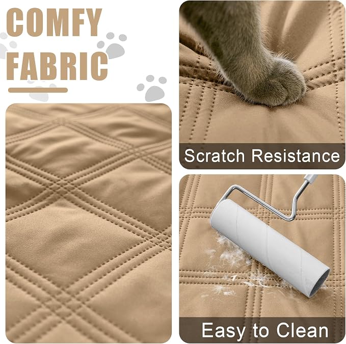 Smiry Waterproof Dog Bed Cover Blanket 82x120, Soft Reversible Pet Blanket - Image 4