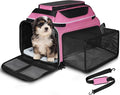 Petskd Top and Side Expandable Pet Carrier 18x11x11 Inches Delta United Airline by Petskd