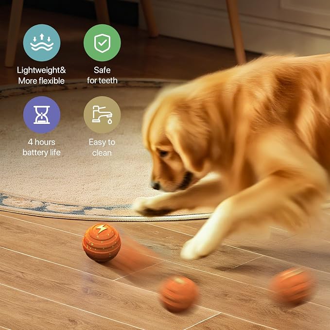 Interactive Dog Toys Balls Moving - Image 2