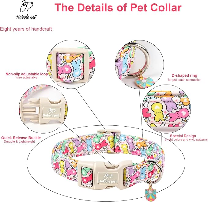 Easter Dog Collar for Puppy Small Dogs - Image 3