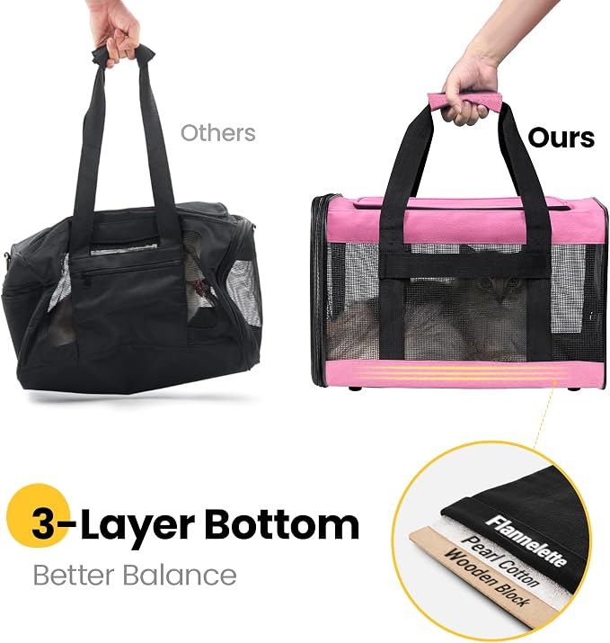 Dog Carrier Soft Sided, Large Cat Carrier - Image 7