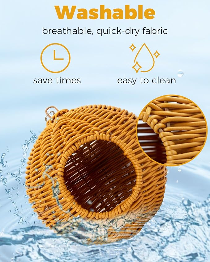 Chewproof Steel Frame Bird Nest - Image 3