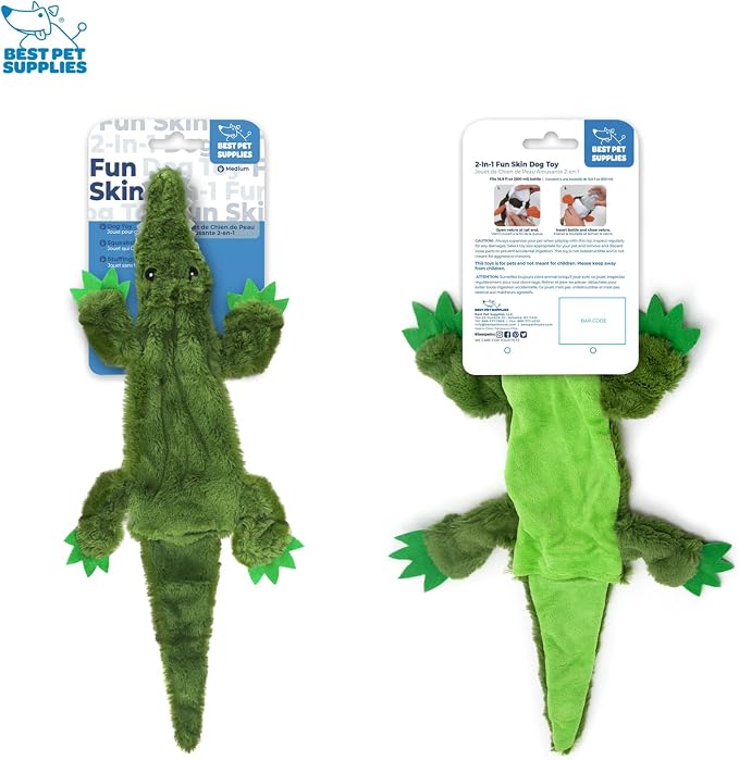 Best Pet Supplies 2-in-1 Stuffless Squeaky Dog Toys - Image 4