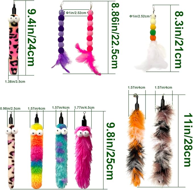 Cat Worm & Dragonfly Refills - Image 2