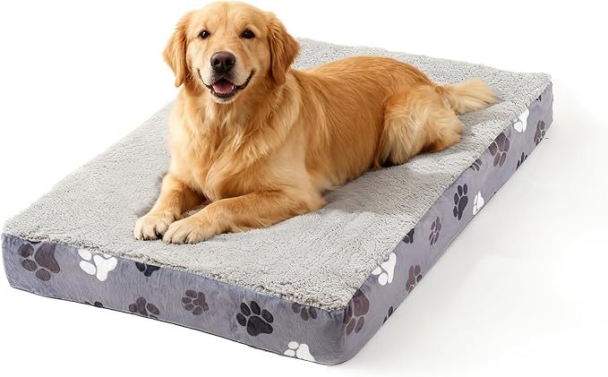Waterproof Orthopedic Dog Bed for Extra Large Dogs 41x27x4 Inch by CAPTSNOOZE