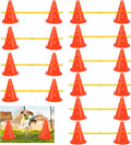 10 Sets Dog Agility Hurdle Cone Set 20 Pcs Exercise Cones by Glimin