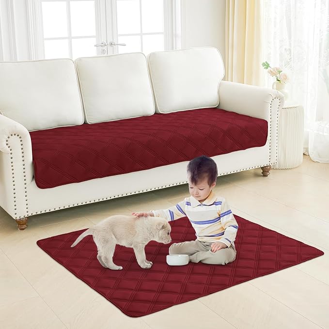 Smiry Waterproof Dog Bed Cover Blanket 52x82, Soft Reversible Pet Blanket - Image 7