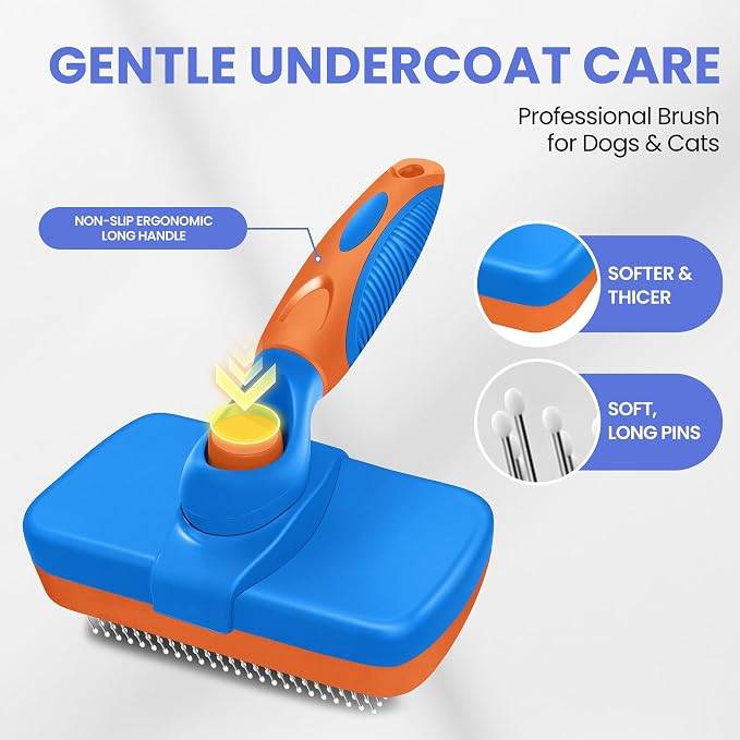 Self Cleaning Shedding Brush - Image 2