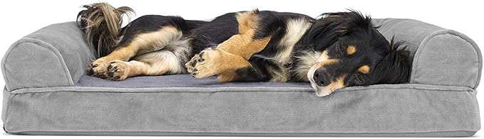Furhaven Orthopedic Dog Bed for Medium/Small Dogs w/ Removable Bolsters & by FurHaven