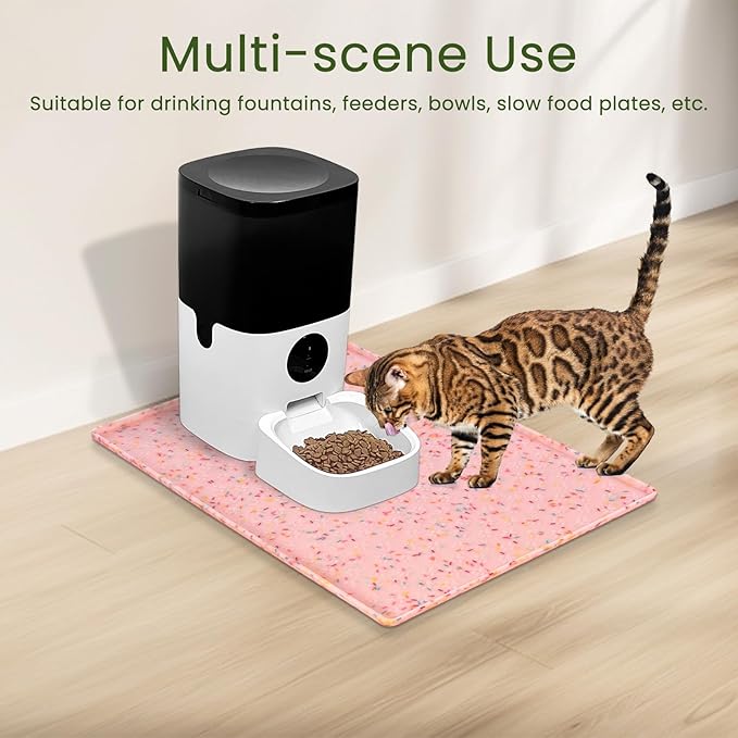 Ptlom Dog Food Mat Anti-Slip Dog Bowl Mats - Image 5