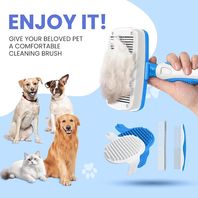 Self Cleaning Shedding Brush - Image 7