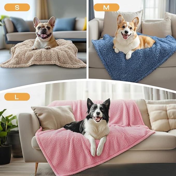 Luciphia 1 Pack 3 Calming Dog Blanket Fluffy Premium Fleece Pet Blankets Soft - Image 3
