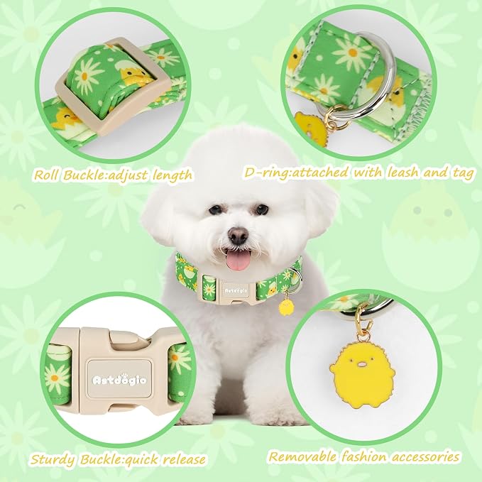 Easter Dog Collar for Small Dogs, Easter & Spring Theme Small Dog Collar - Image 4