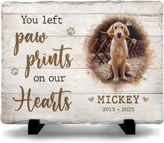 Personalized Slate Memorial Stone by KILYHOME