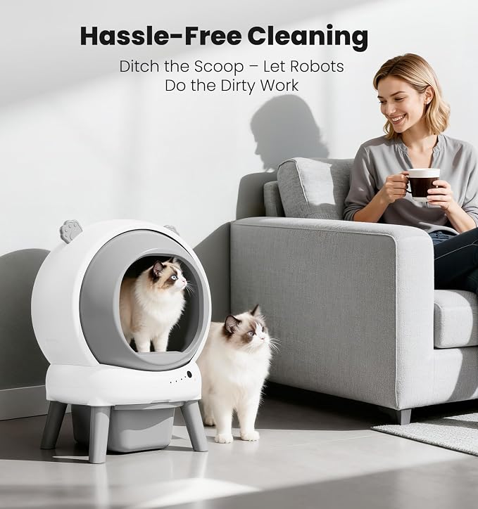 Self Cleaning Litter Box for Multiple Cats, Automatic Litter Box - Image 8