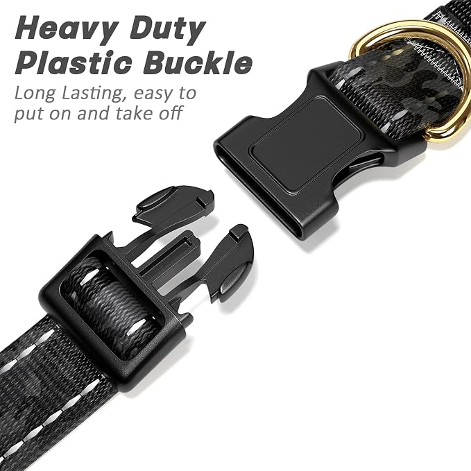 Reflective Dog Collar for Extra Small Dogs Cats, Cute Camouflage Adjustable - Image 4