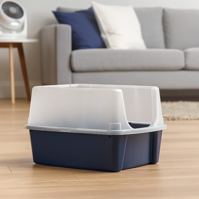 IRIS USA High Sided Cat Litter Box - Image 5