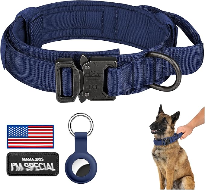 DAGANXI Tactical Dog Collar, Adjustable Military Training Nylon Dog Collar by DAGANXI