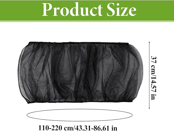 Bird Cage Seed Catcher, Bird Cage Net, Large Stretchy Form Fitting Mesh Skirt - Image 2