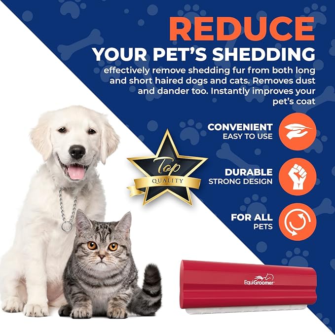 EasyGroomer Deshedding Brush for Dogs & Cats – Undercoat Grooming Tool for - Image 5