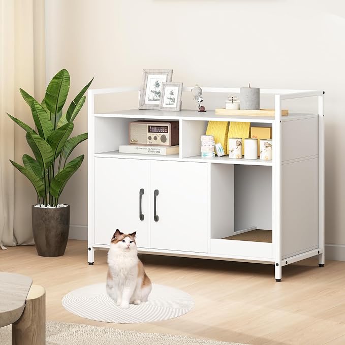 Giantex Cat Litter Box Enclosure - Image 2