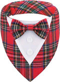 ADOGGYGO Christmas Dog Tuxedo Bandana, Adjustable Christmas Costume by ADOGGYGO