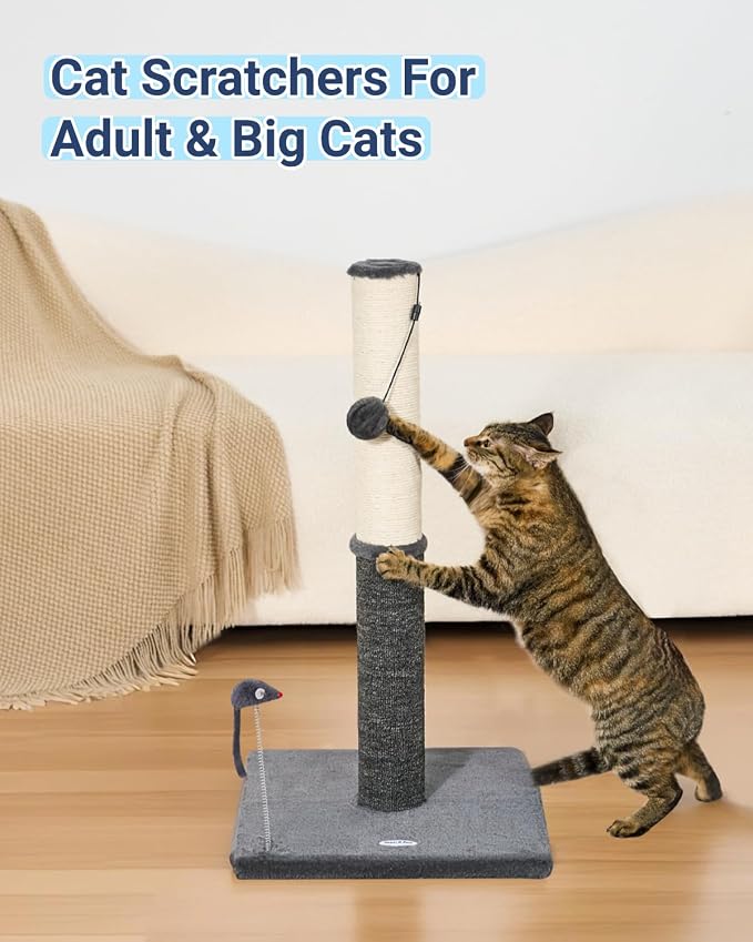 Happi N Pets 29.5" Tall Cat Scratching Post, Cat Scratcher - Image 7