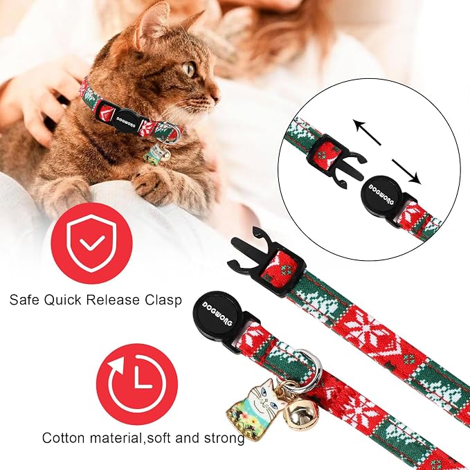 Cat Collar, 2 Pack Cat Collars Breakaway - Image 2