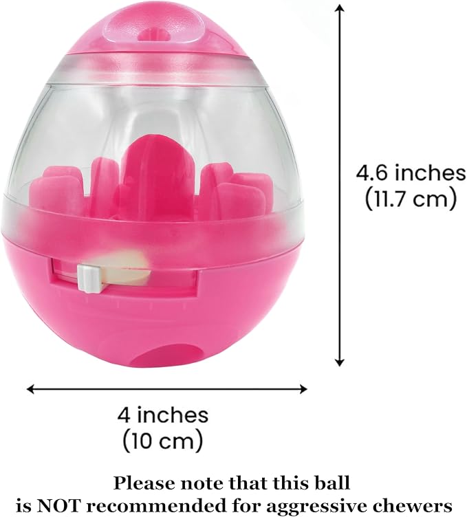 SunGrow Puppy, Small Dog Breeds, and Pocket Pet Treat Ball, Boredom Buster Ends - Image 7
