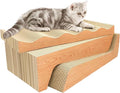 Cat Scratch Pad, 3 Packs Corrugated Cardboards Cat Scratcher Pads by RUMUUKE